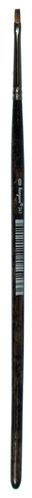 kangaro Pinceau 341, plat, no. 0, laqué noir