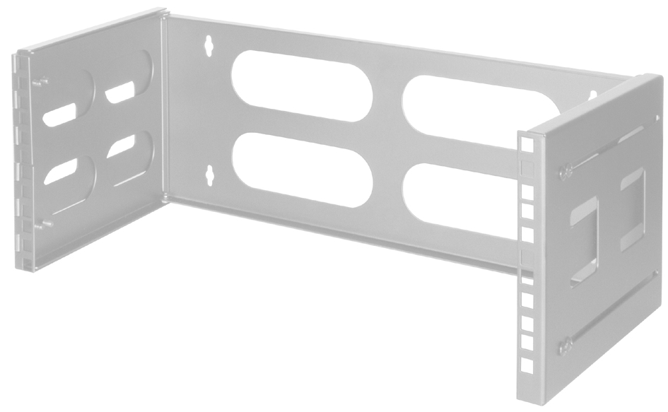 LogiLink Support mural 19', 4 U, gris clair (RAL7035)