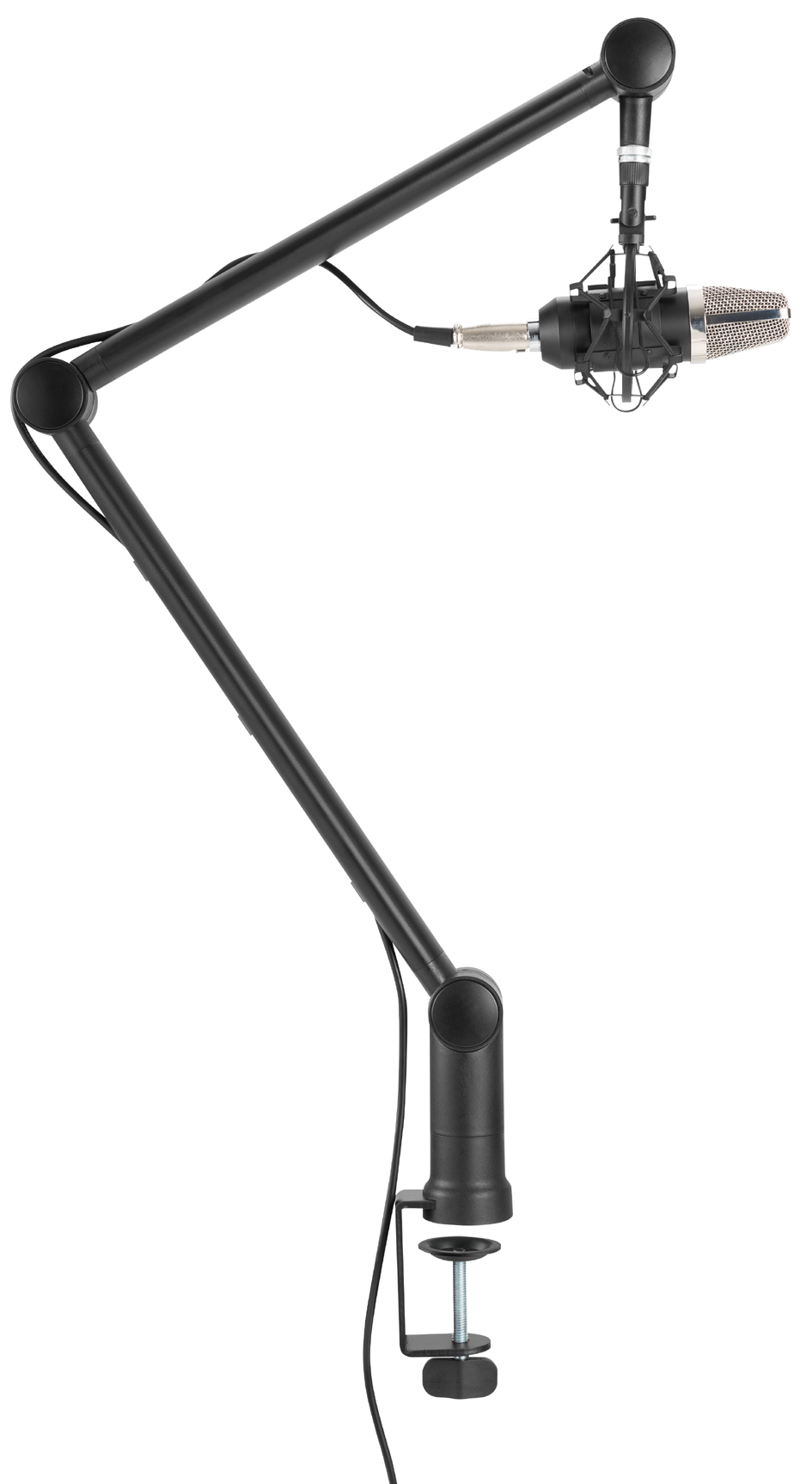 LogiLink Bras de microphone professionnel, noir