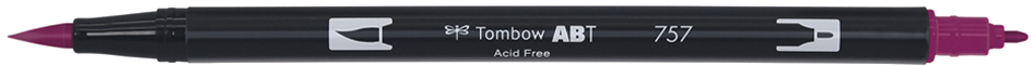 Tombow Feutre double pointe 'DUAL BRUSH PEN ABT', port red