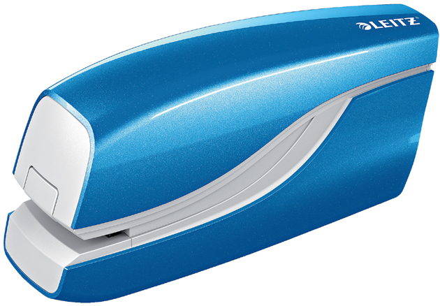 LEITZ Agrafeuse électrique WOW, bleu métallisé