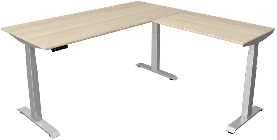 kerkmann Bureau réglable en hauteur Move 4 avec extension