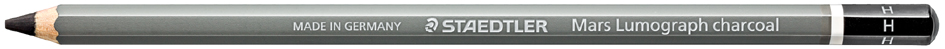 STAEDTLER Crayon au fusain Mars Lumograph charcoal, dureté:H
