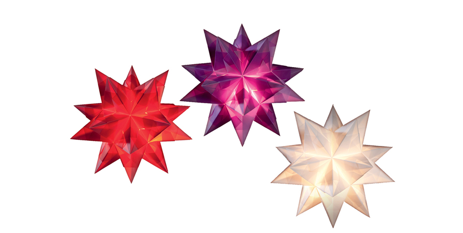 Présentoirs, étoiles