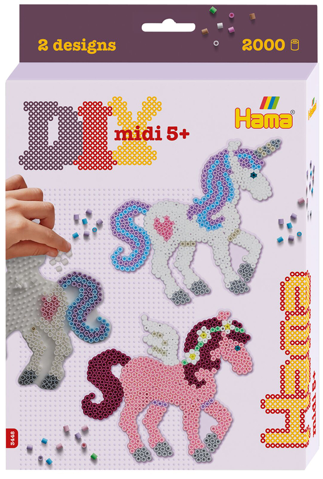 HAMA Perles à repasser midi 'Chevaux imaginaires', coffret