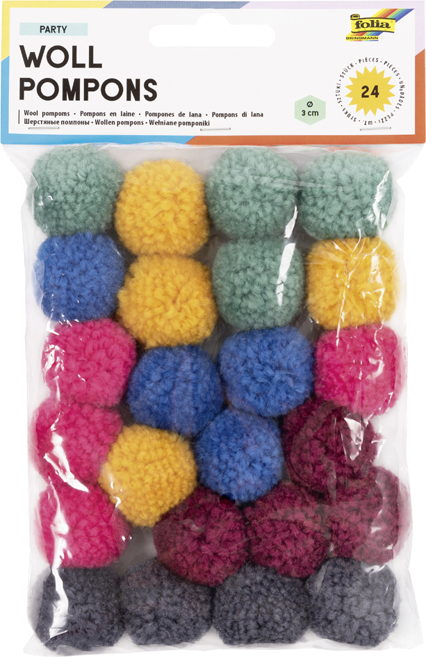 Pompon en laine "Party"