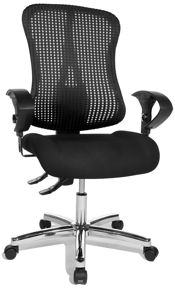 Topstar Chaise de bureau pivotante 'Sitness 90', noir,