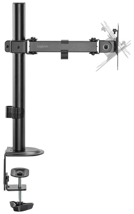 LogiLink Support d'écran, longueur du bras: 376 mm, noir