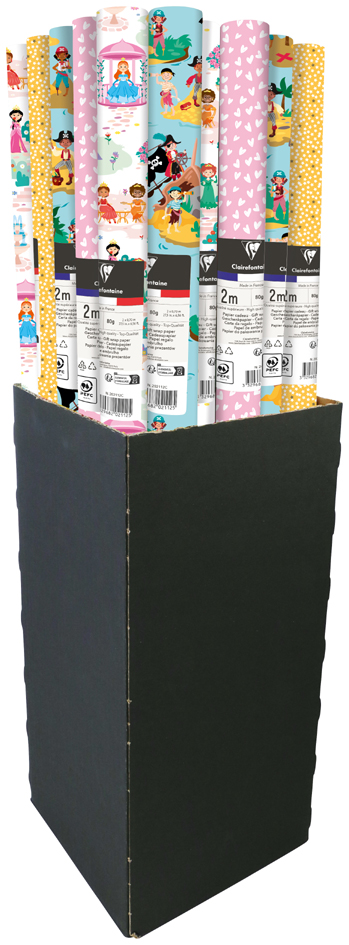 Présentoirs - papiers cadeau, motifs