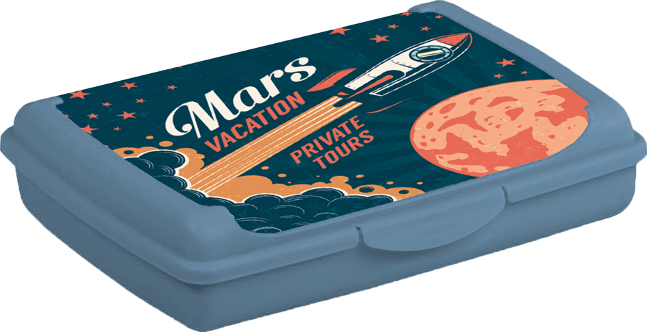 keeeper Boîte à goûter carla mini 'Space Tour', nordic blue