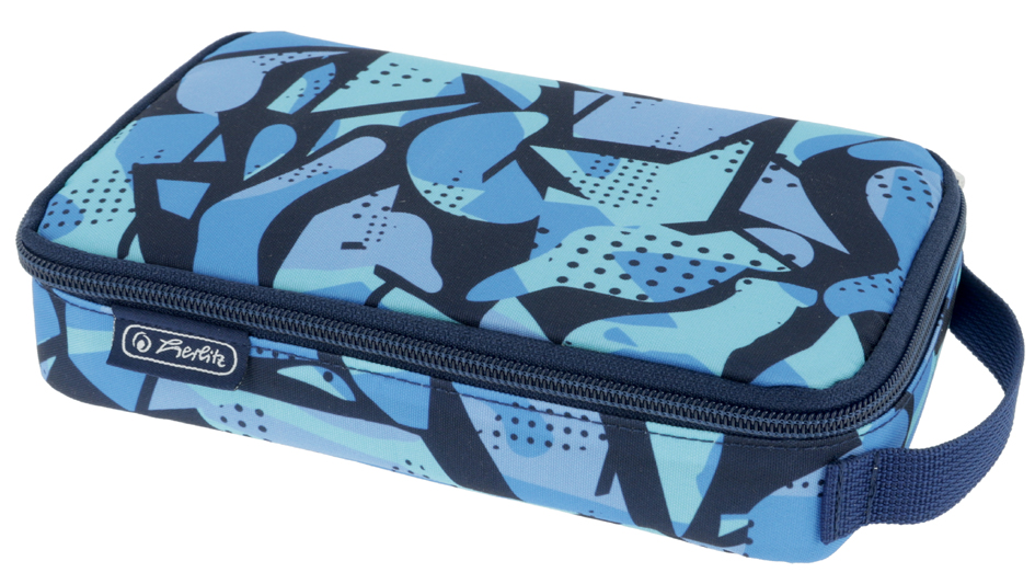 herlitz Trousse 2Go 'Camo Blau'