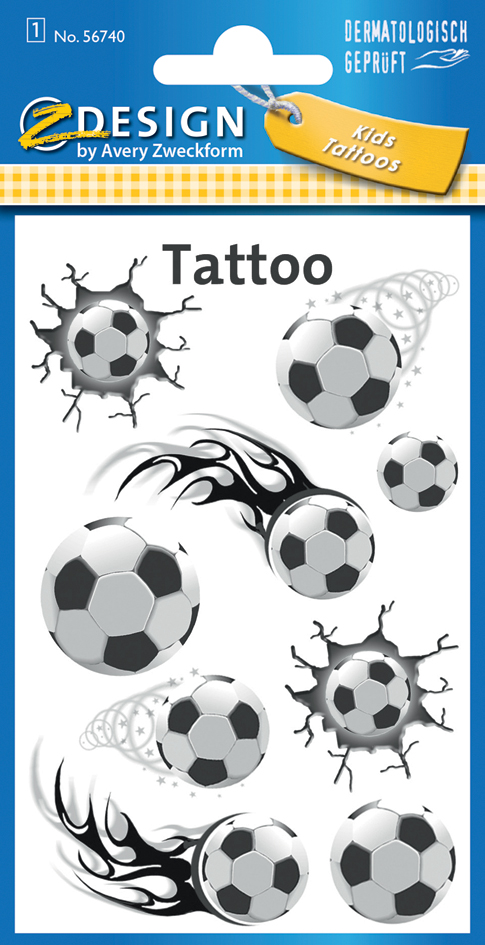 ZDesign KIDS Tatouages 'football'