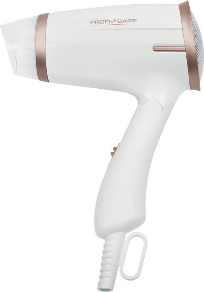 PROFI CARE Sèche-cheveux PC-HT 3009, blanc/champagne