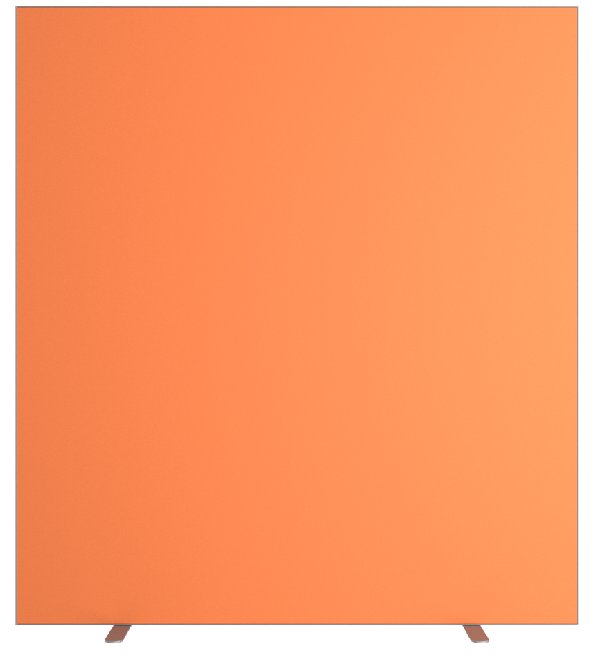 PAPERFLOW Cloison easyScreen, surface textile, orange