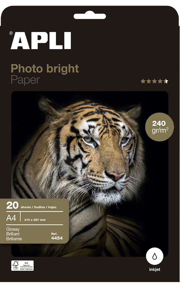 Papiers photos A4