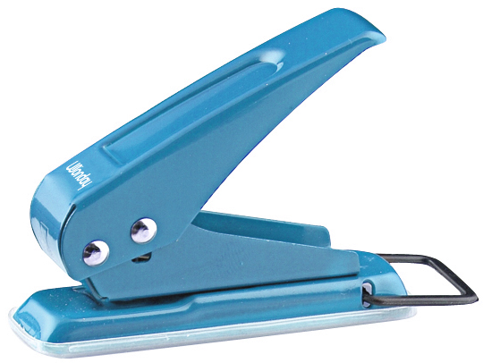 Perforateur 1 trou, bleu
