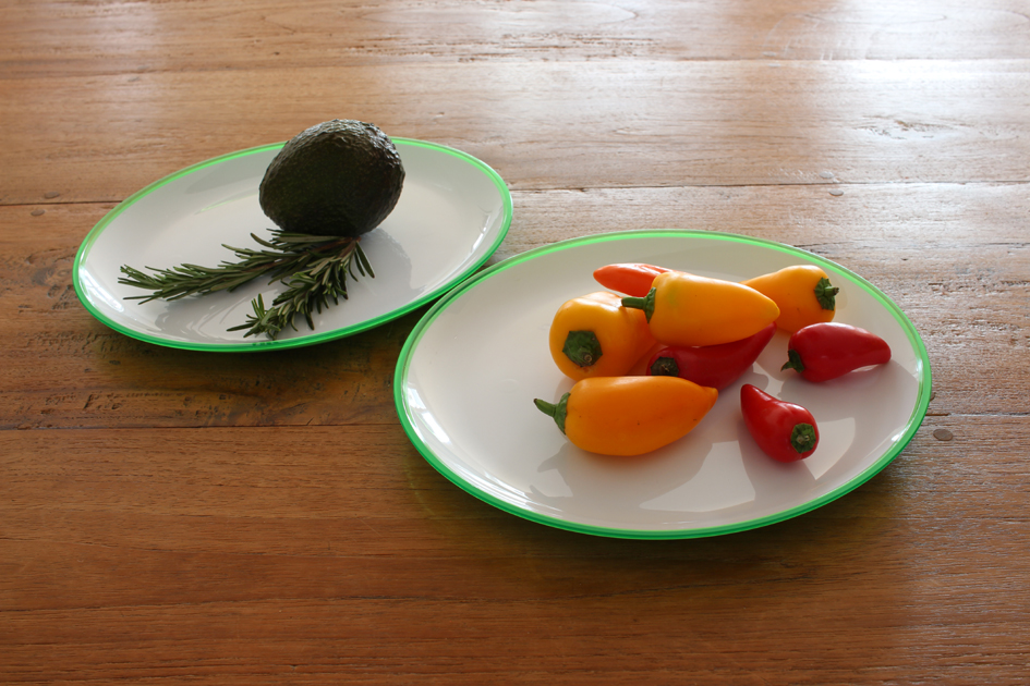 Assiettes réutilisables