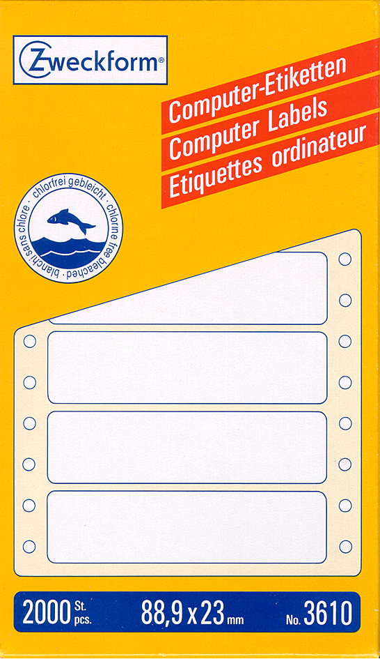 Etiquettes 1 rangée