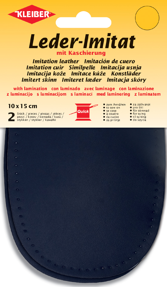KLEIBER Patch imitation cuir avec doublure, marine