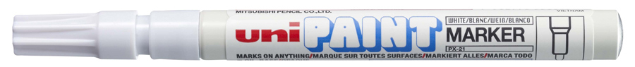 uni-ball Marqueur permanent PAINT PX21, blanc