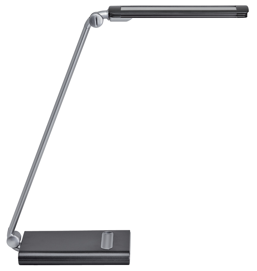MAUL Lampe de bureau à LED MAULpure, dimmable, argent