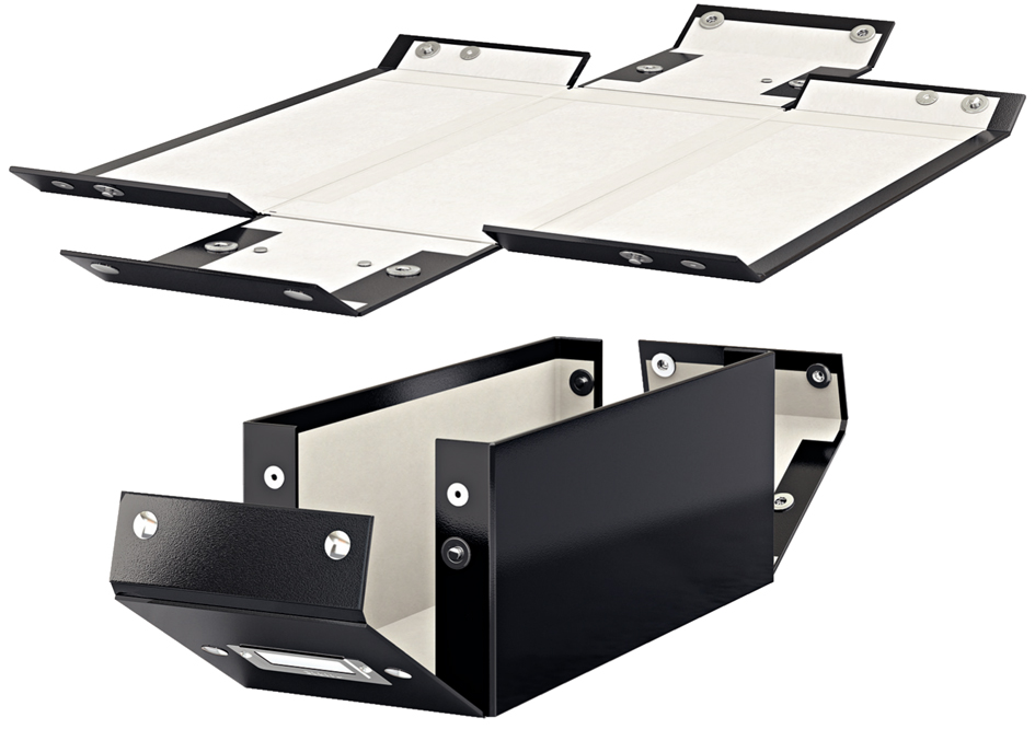 Coffret pour dossiers suspendus Click & Store, montage facile