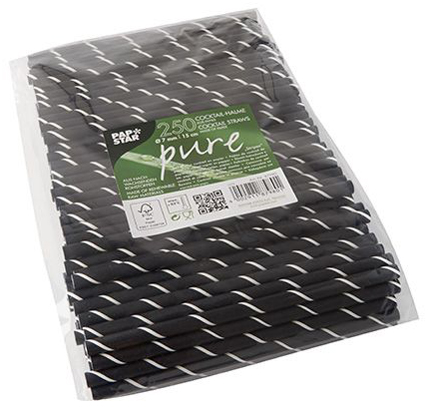 Paille en papier "pure", conditionnement