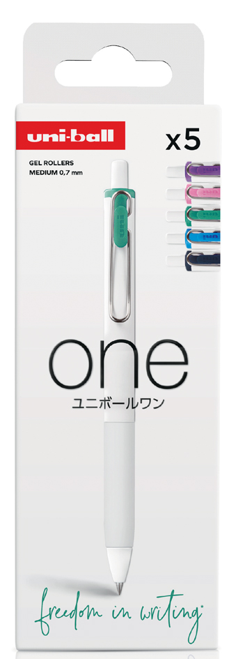 uni-ball Stylo roller encre gel one UMNS/07, set 'Electrique