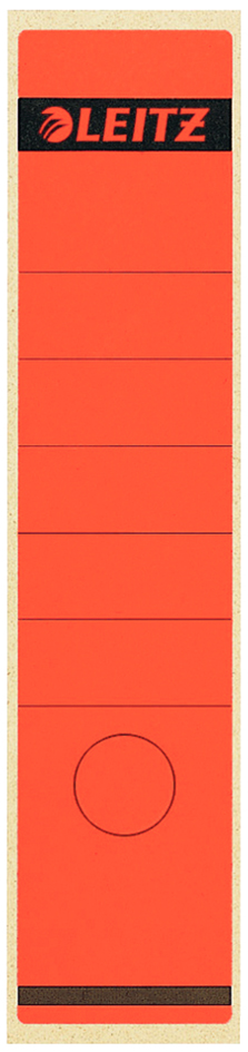 LEITZ Etiquette pour dos de classeur, 61 x 285 mm, rouge