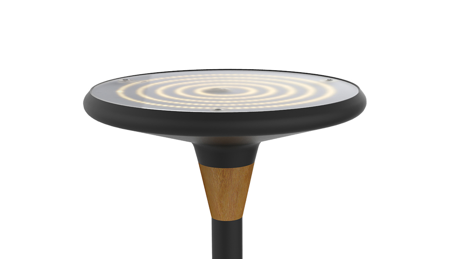 Détail : Tête de lampe