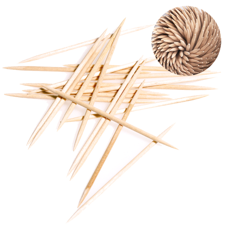 NATURE Star Cure-dent, en bois, en vrac