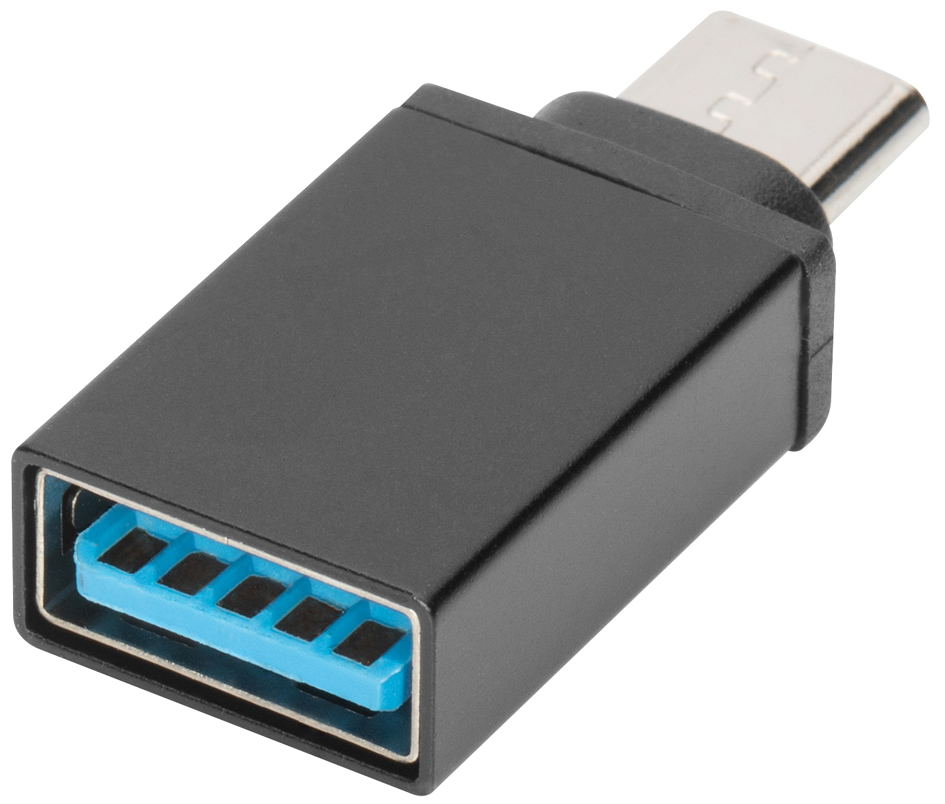 DIGITUS Adaptateur USB, USB-C - USB-A, noir