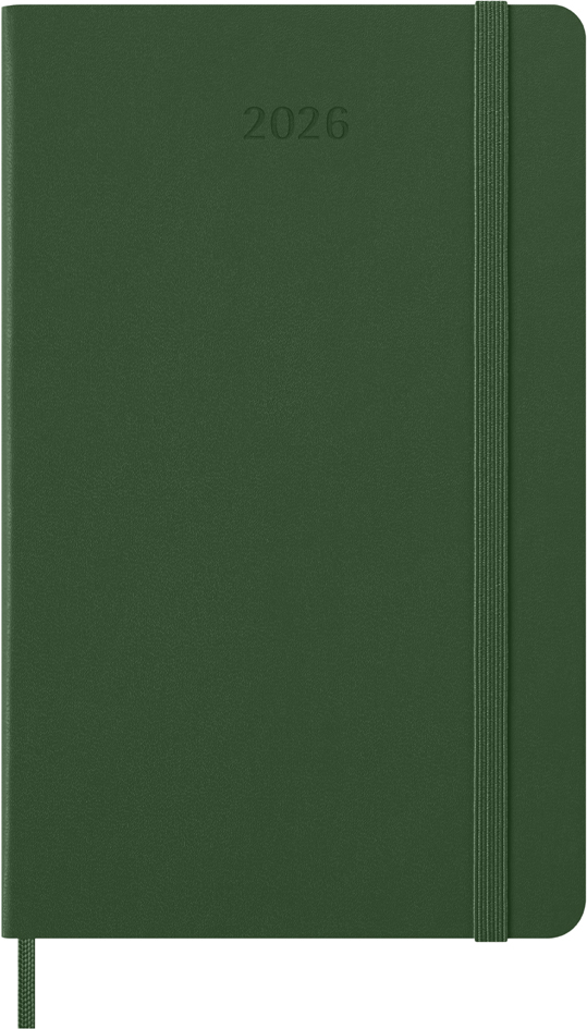 MOLESKINE Agenda 2026, semainier, L/A5, rigide, vert
