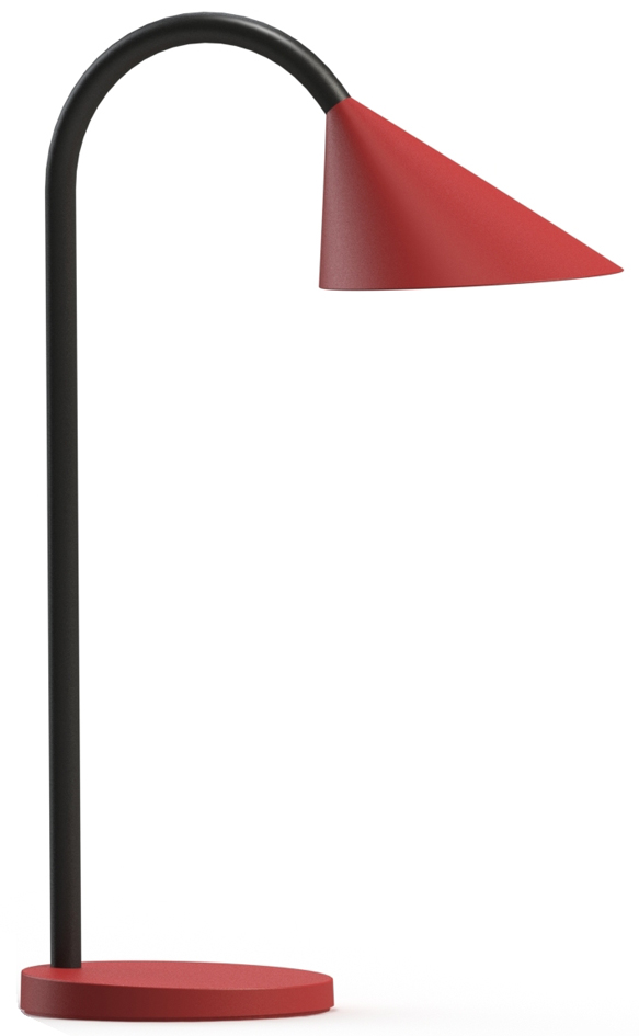 UNiLUX Lampe de bureau à LED SOL, couleur: rouge