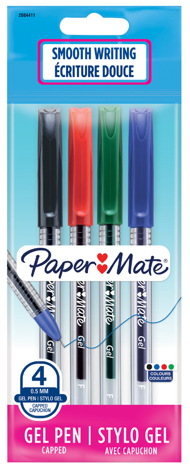 Paper:Mate Stylo à bille Jiffy, sachet de 4, assorti