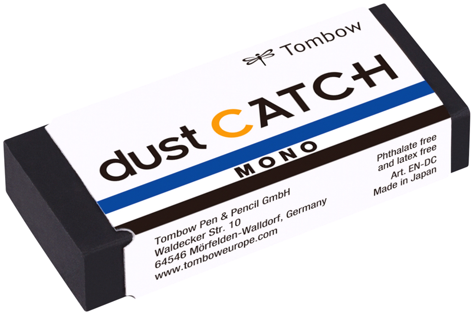 Tombow Gomme en plastique 'MONO dust CATCH', noir