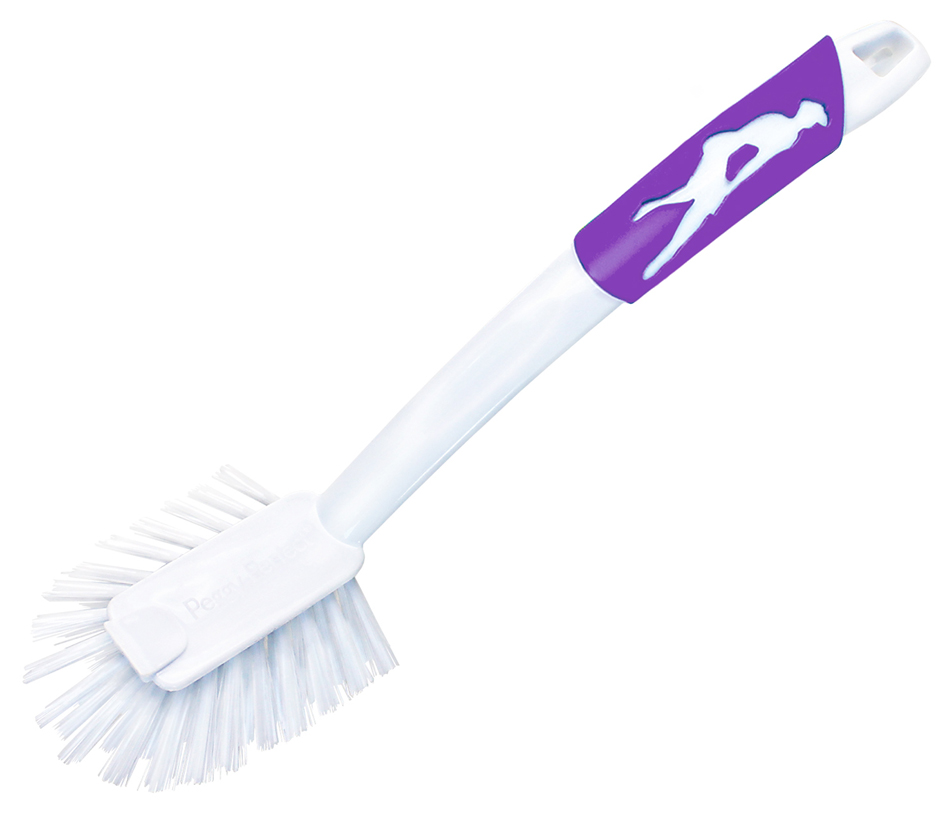 Brosse à vaisselle "softy", demi-cercle - lilas