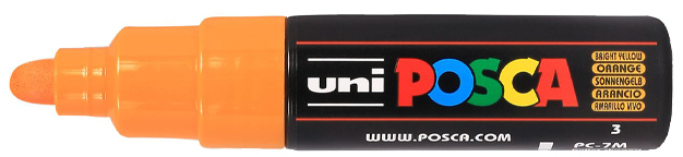 Marqueur à pigment POSCA PC7M, orange