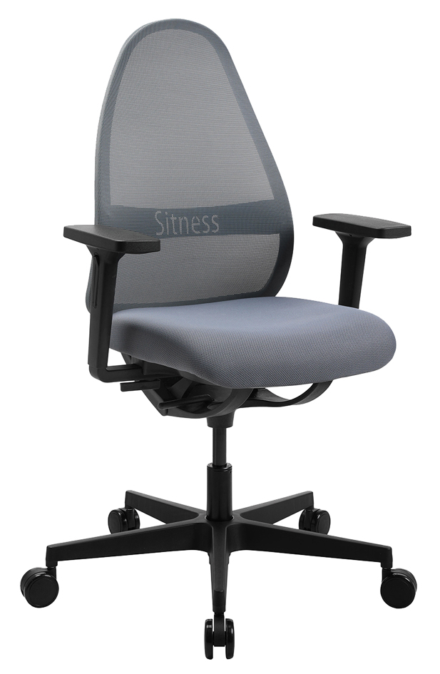 Topstar Chaise de bureau pivotante 'Soft Sitness Art', gris