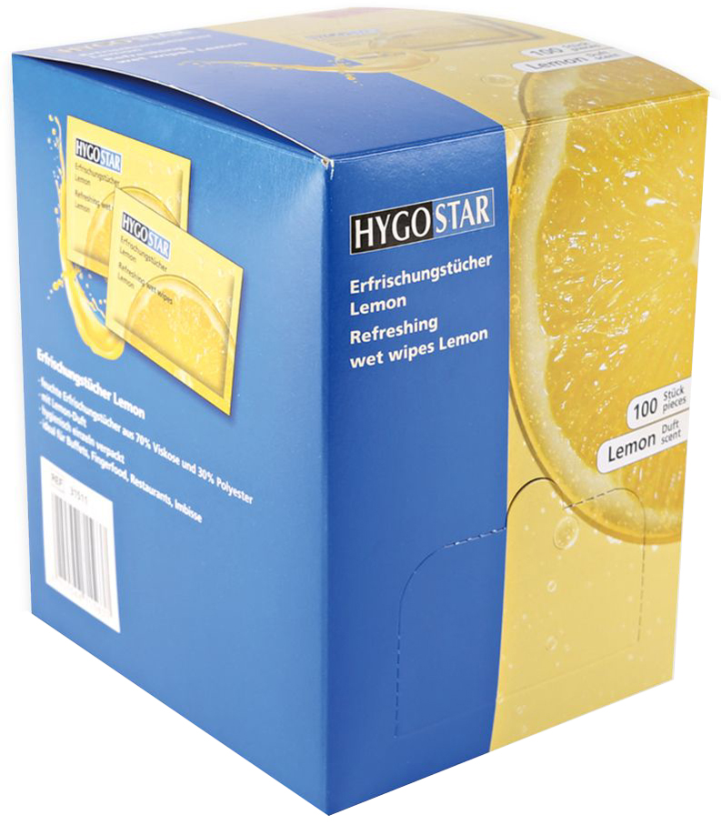 Lingettes rafraichissantes