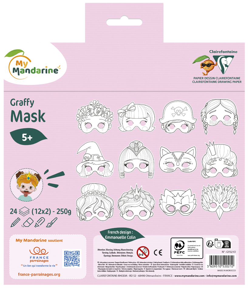 Masques à décorer