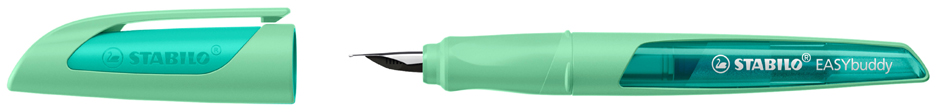 STABILO Stylo plume EASYbuddy L, gauchers, vert menthe