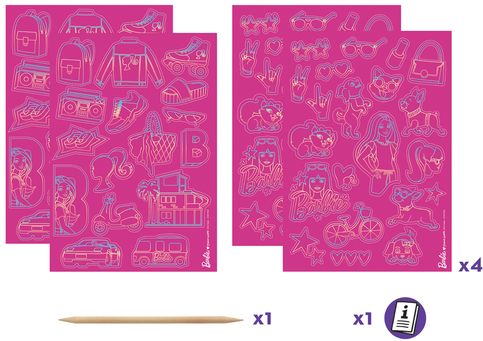 Sets cartes à gratter