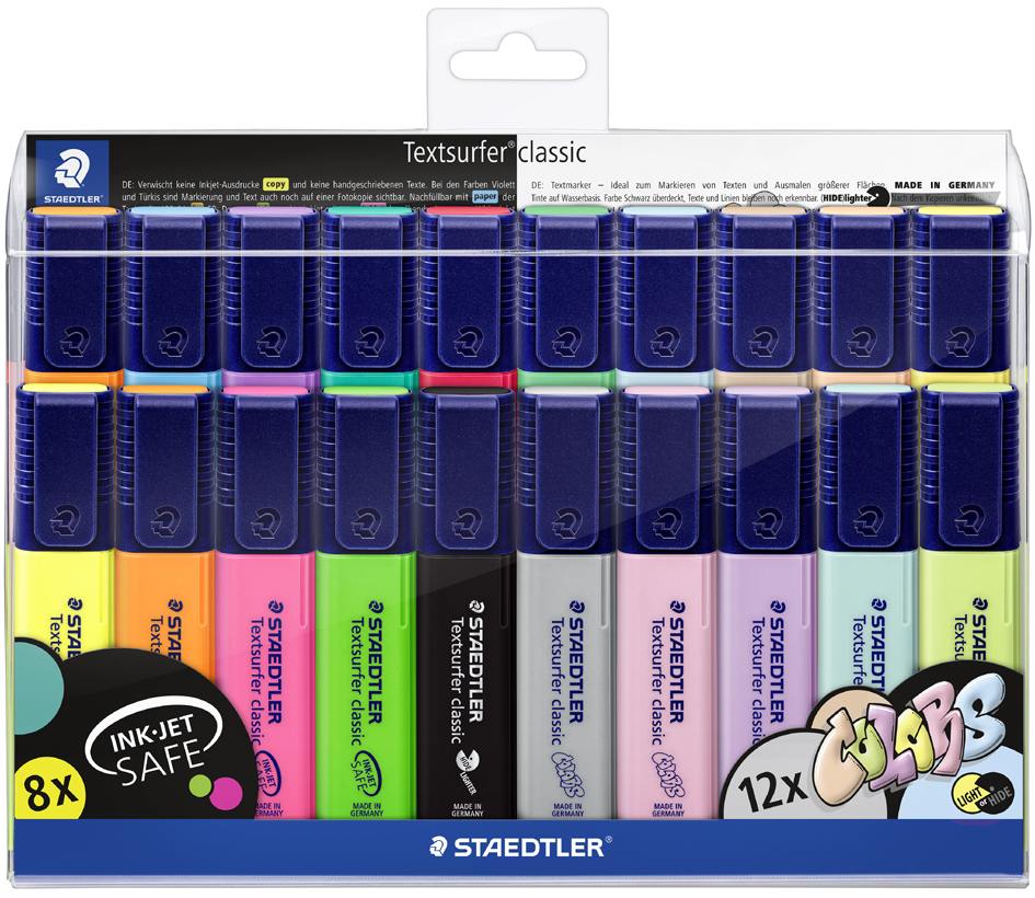 STAEDTLER Surligneur 'Textsurfer Classic', étui de 20