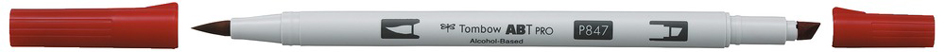 Tombow Marqueur ABT PRO, à base d'alcool, crimson