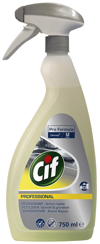 Cif Professionnal Dégraissant puissant, spray 750 ml