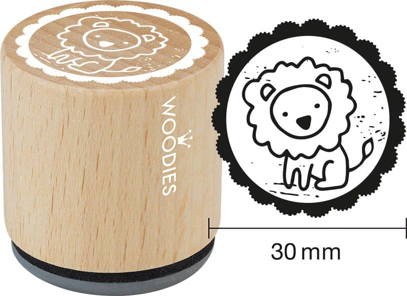 COLOP Tampon à motif Woodies 'lion'