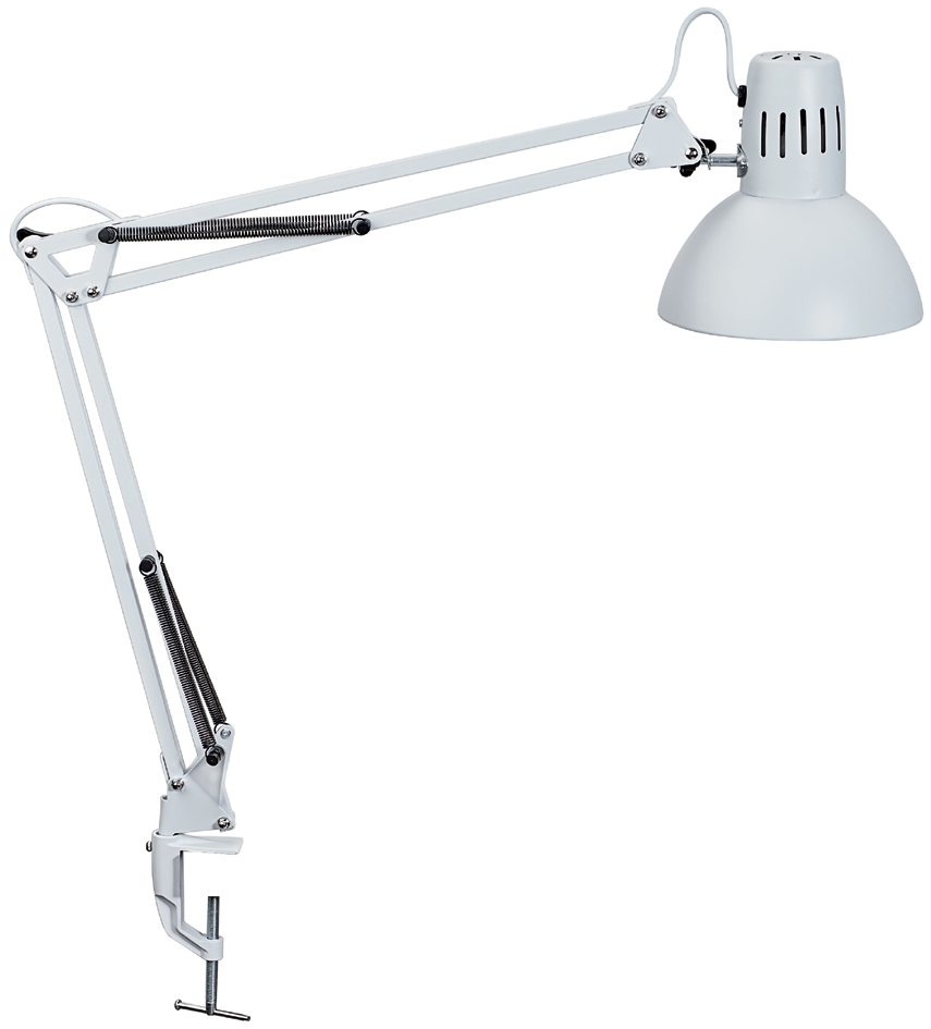 MAUL Lampe de bureau à LED MAULstudy, avec pince, blanc