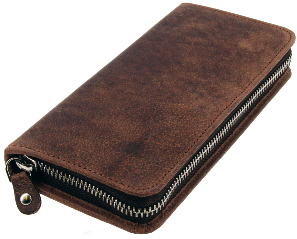 Alassio Etui pour 3 instruments d'écriture, marron