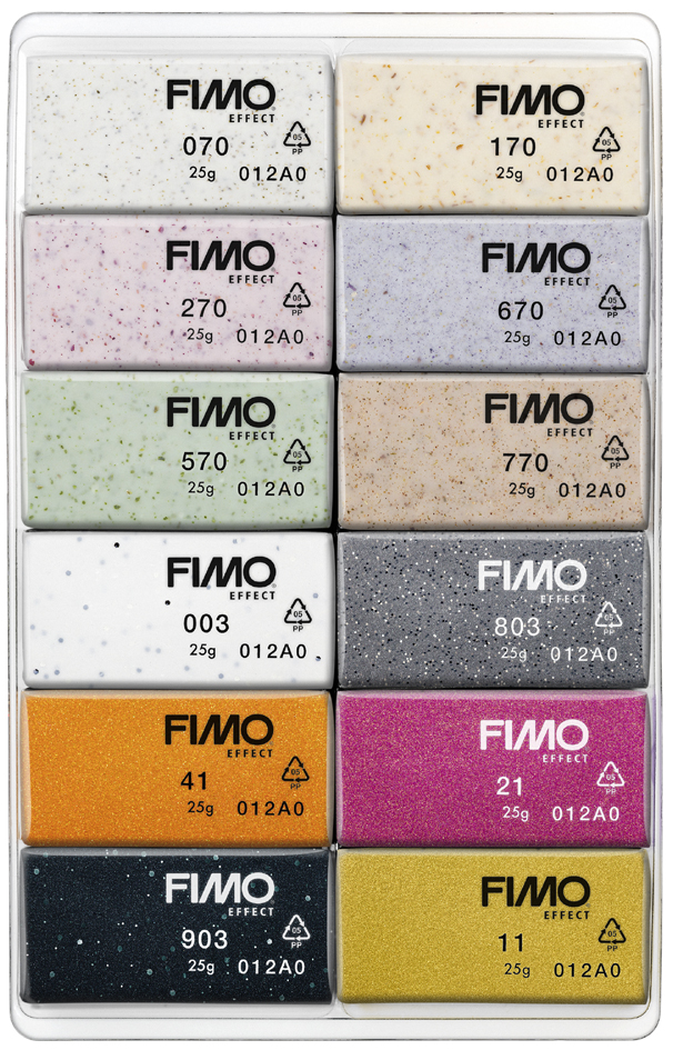 Kit de pâte à modeler EFFECT "Boho Colours", set de 12
